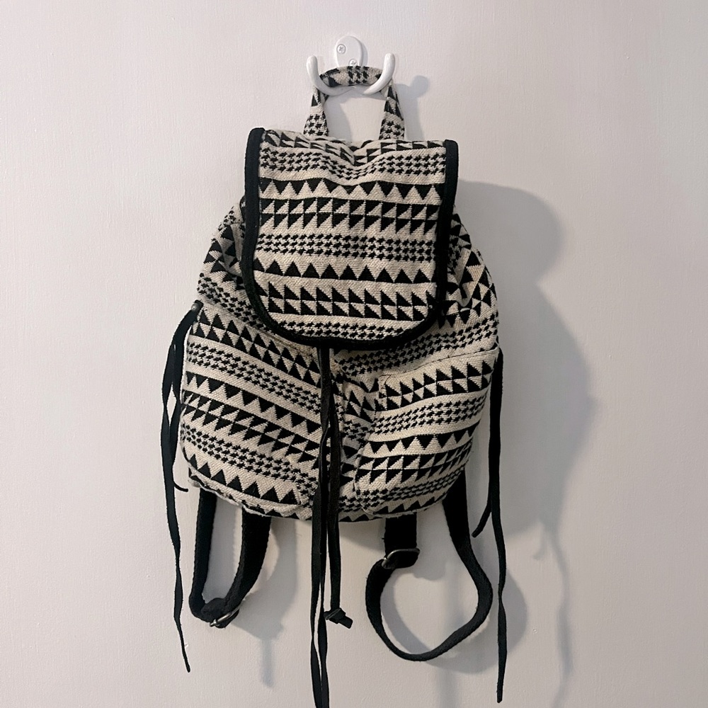 Boho mini backpack